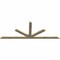 Ekena Millwork Saratoga Rough Sawn Timber Gable Bracket, Douglas Fir, 96"W x 36"H x 2"D x 4"F, 9/12 Pitch GBW096X36X0204SAR00RDF - alternate 4